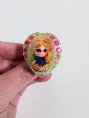 Vintage Liddle Kiddles Heart Ring Jewelry Doll Mattel 1960s
